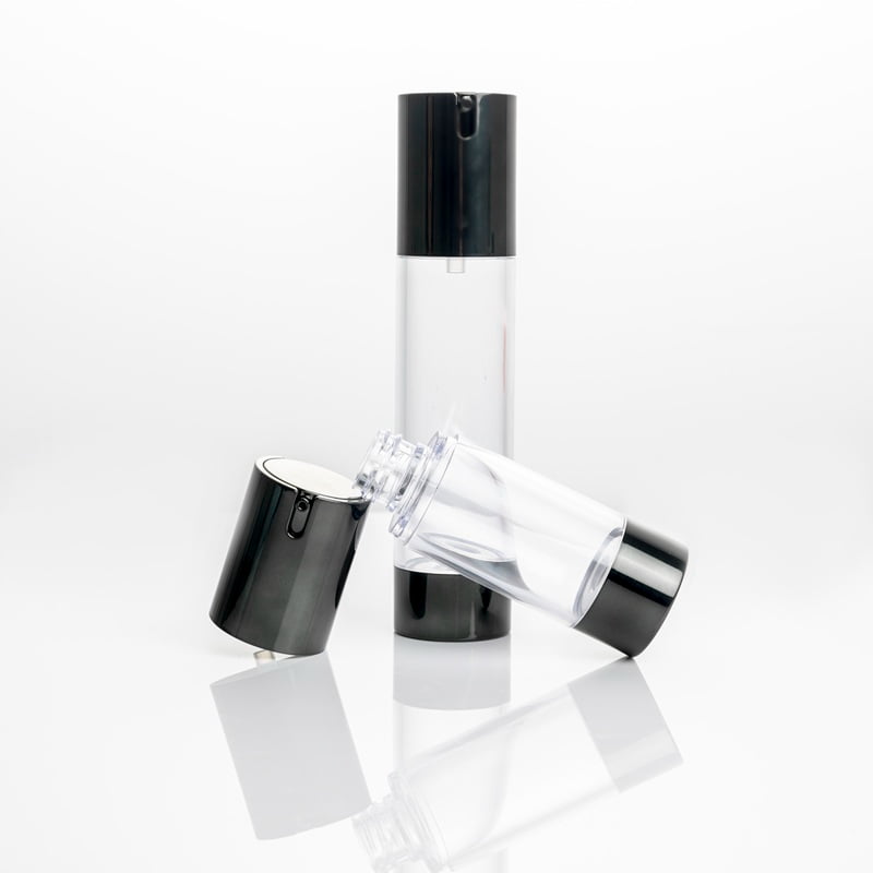 AS Transparent Airless Bottle Shells - Cosmetic Packaging