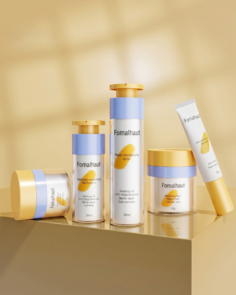 Heavy-wall double-layer acrylic cosmetic jars, luxury airless bottles, and high-end makeup packaging