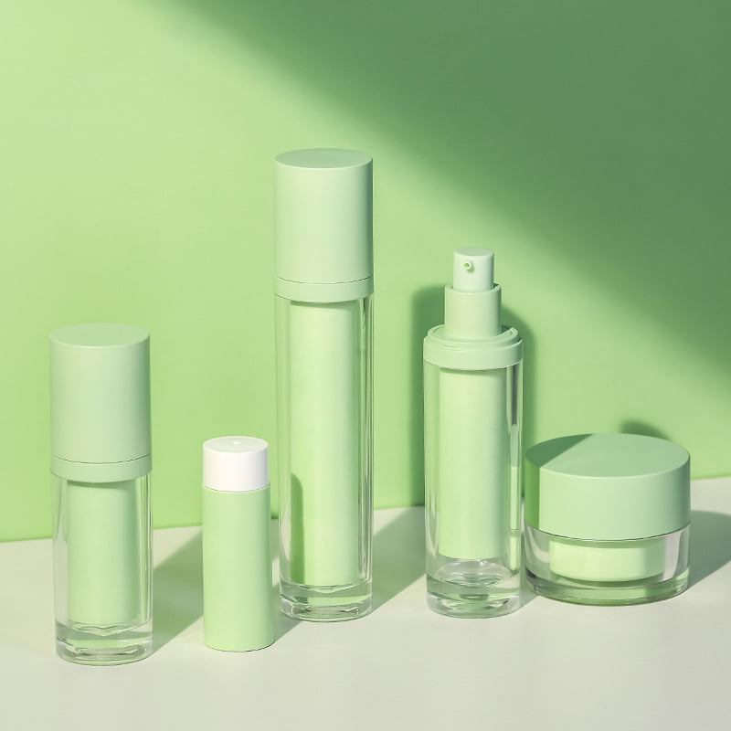 Double-wall structure luxury acrylic cream jars