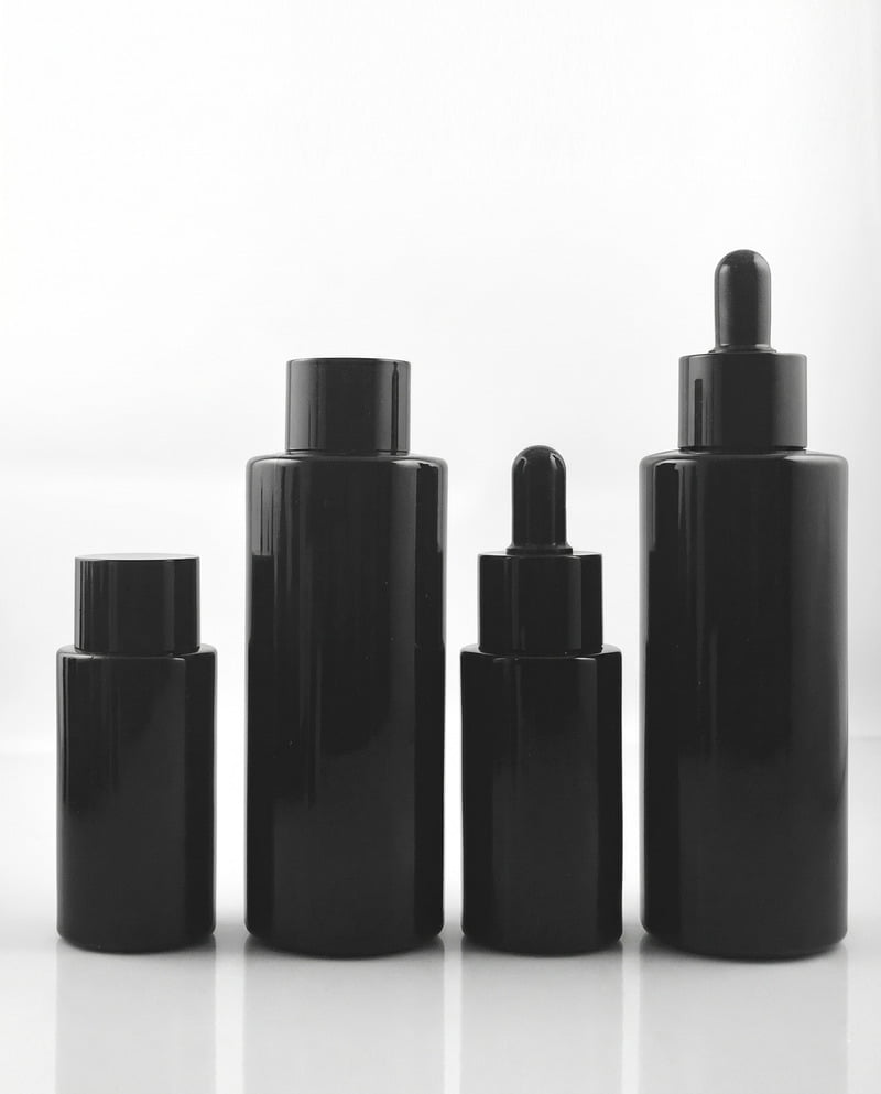 Violet Glass and Precision Droppers for Active Ingredients