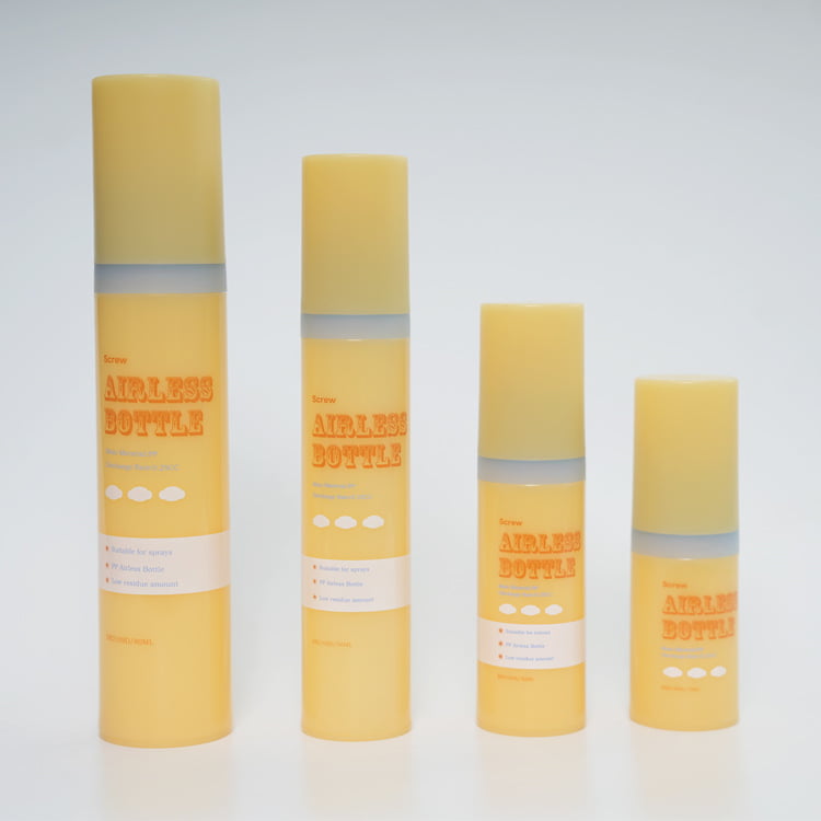 Airtight and UV-protective foundation bottles for serum and anti-aging formulas