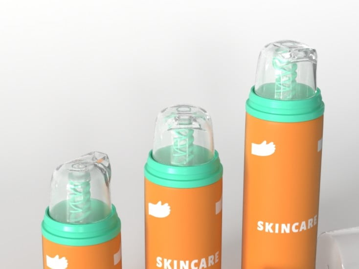 All-Plastic Recyclable Pumps for Eco-Friendly Hair Care Brands