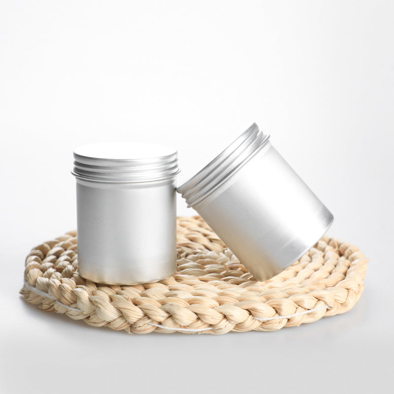 Seamless Aluminum Jars for Waterless Beauty and Candles Cosmetic Packaging