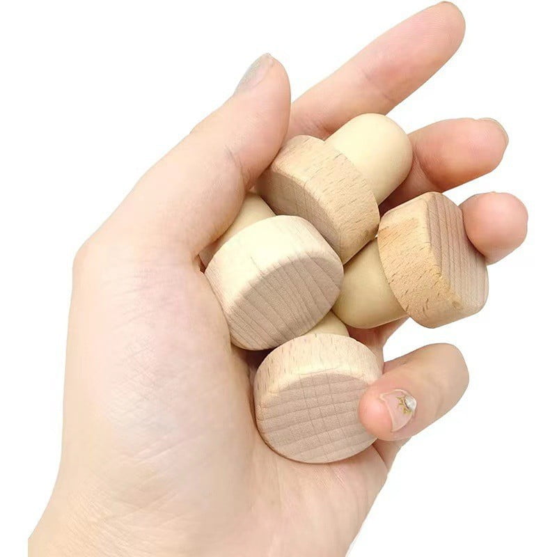 Wood Cork and Bamboo Lid
