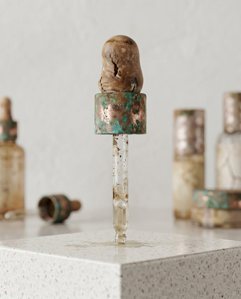 Corroded and swollen cosmetic packaging components