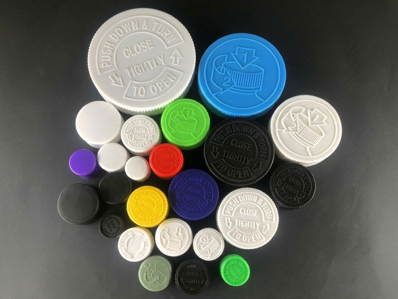Cosmetic Packaging Caps in Various Sizes