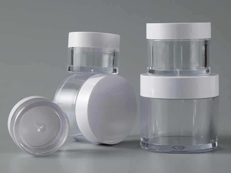 Cost-effective PS cosmetic sample jars for beauty marketing and trial distribution