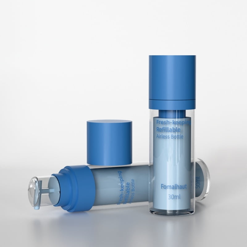 Airless packaging for active ingredients