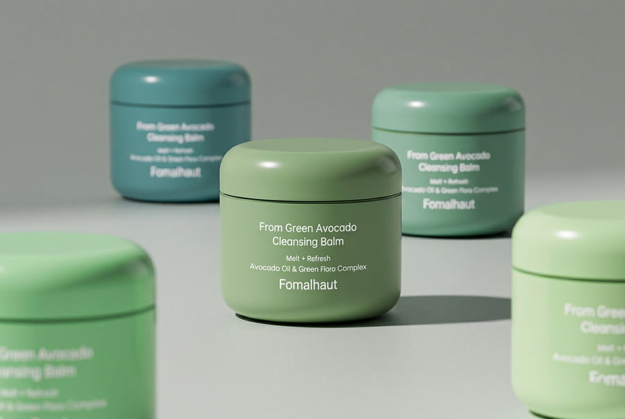 Heavy Frosting Finish for Eco-Friendly Cosmetic Jars