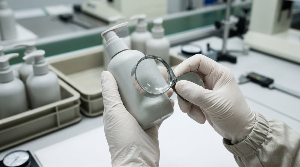PCR Plastic Cosmetic Packaging Inspection