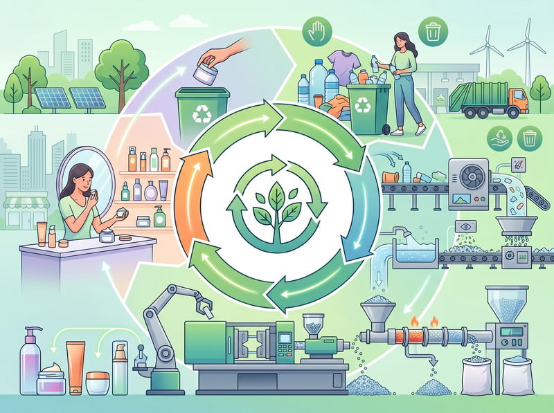 PET Circular Economy and PCR Plastic Recycling Process
