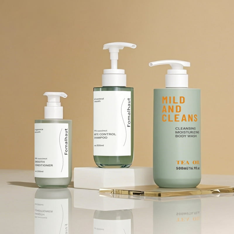 Personal Care Packaging including large capacity pump bottles and sugarcane tubes