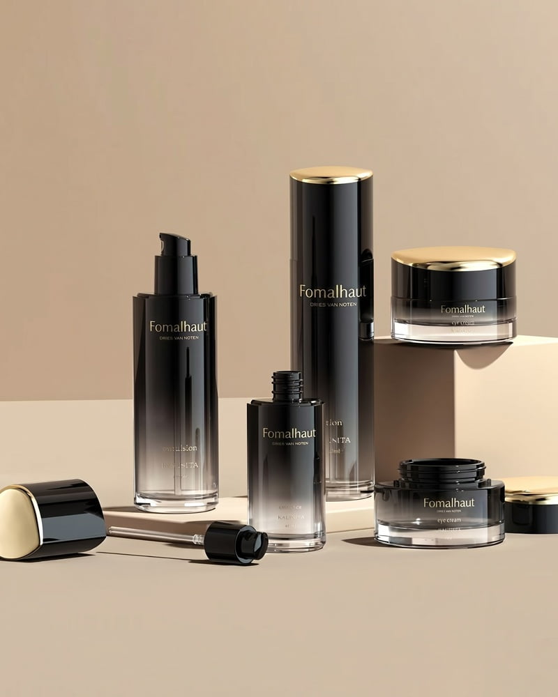 Premium Glass Cosmetic Packaging Manufacturing
