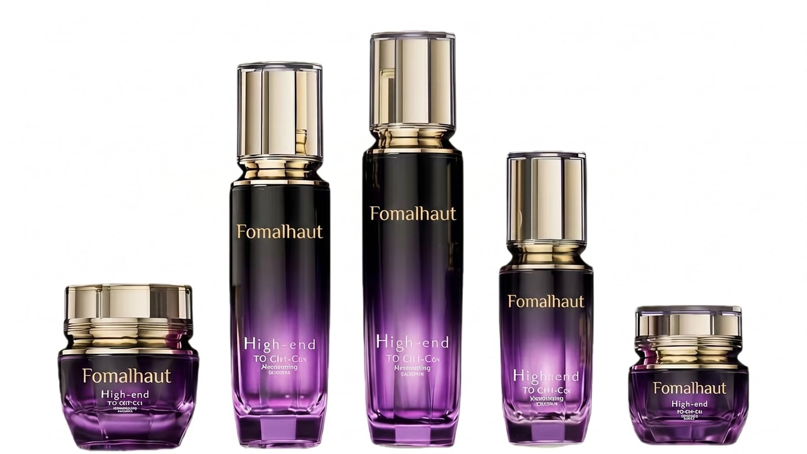 Premium branded product with gradient spray coating, luxury hot stamping, and silk screen printing