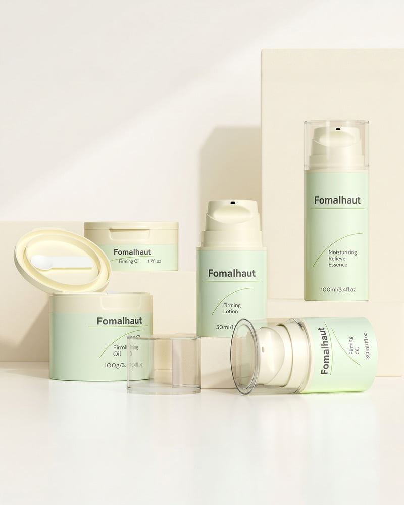 Premium matte PP airless bottles, cream jars, and deodorant sticks for clean beauty brands