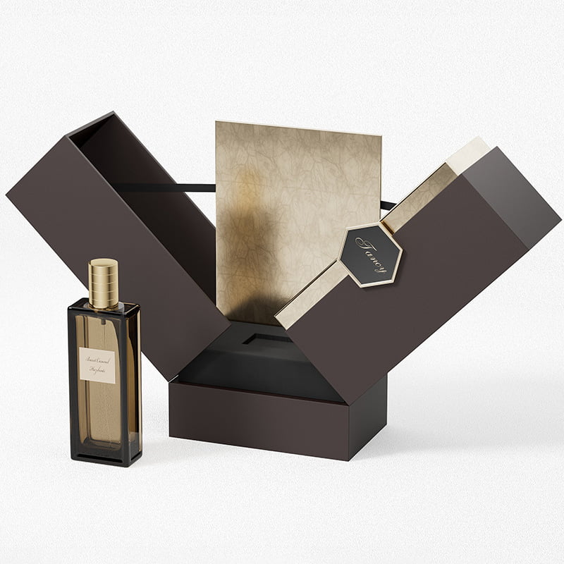 Slip-lid cosmetic boxes and telescope rigid boxes