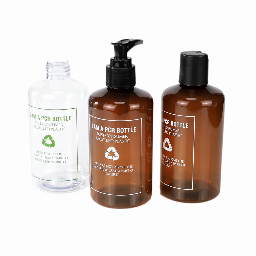 Sustainable PCR Shampoo Bottles Packaging