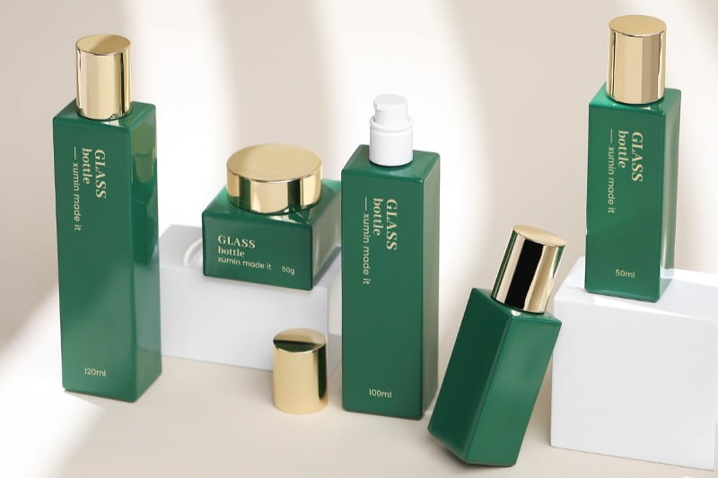 Sustainable material cosmetic packaging