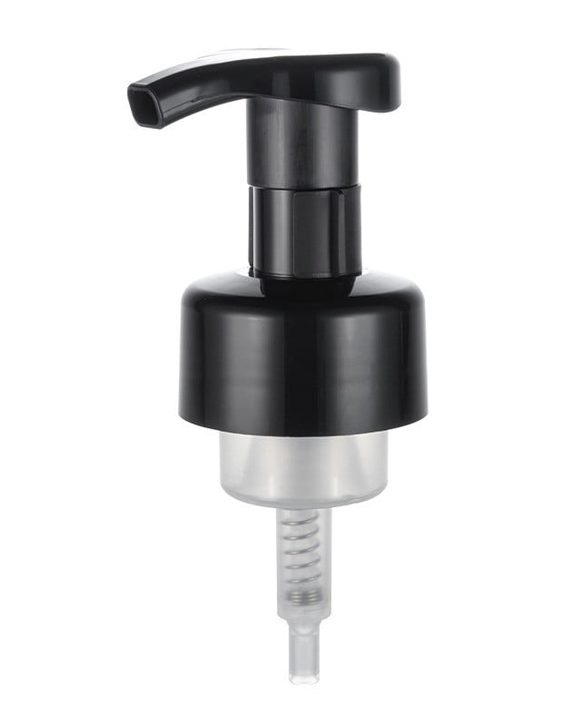 Traditional cosmetic pump with metal spring