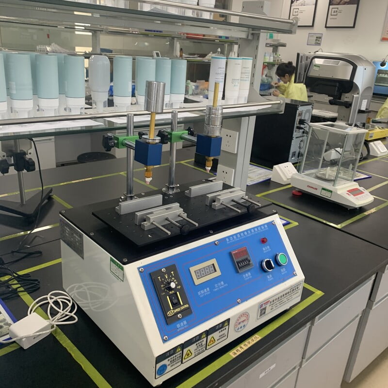 Cosmetic packaging testing laboratory